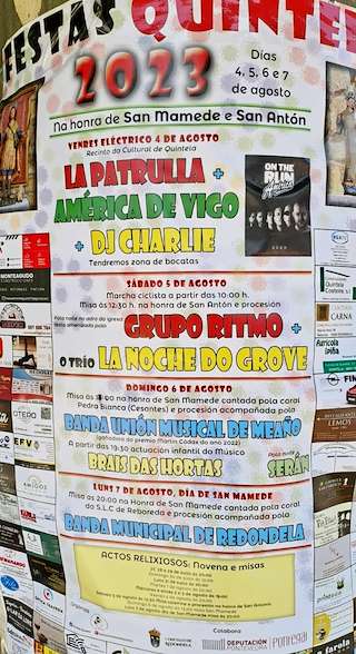 San Mamede e San Antón de Quintela en Redondela