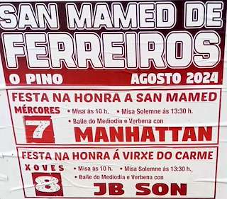 San Mamede e Virxe do Carme de Ferreiros en O Pino