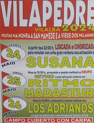 San Mamede e Virxe dos Milagres de Vilapedre  en Vilalba