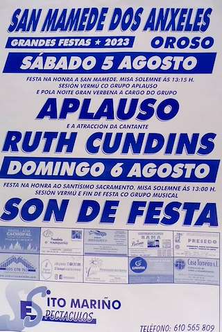 San Mamede y Santísimo Sacramento dos Ánxeles en Oroso