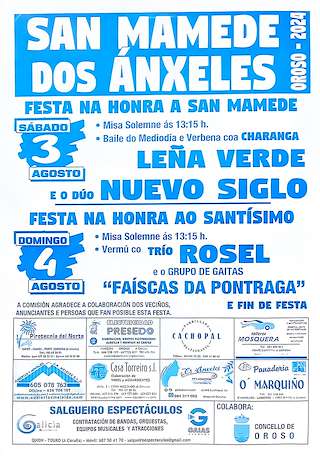 San Mamede y Santísimo Sacramento dos Ánxeles en Oroso