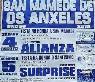 San Mamede y Santísimo Sacramento dos Ánxeles en Oroso