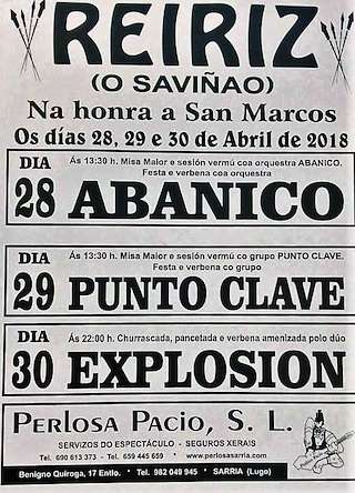 San Marcos de Reiríz (2026) en O Saviñao