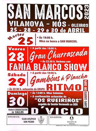 San Marcos de Vilanova (2026) en Oleiros