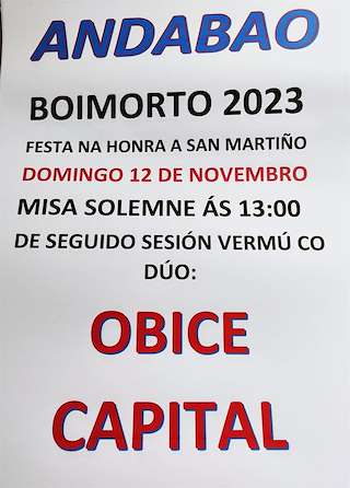 San Martiño de Andabao en Boimorto