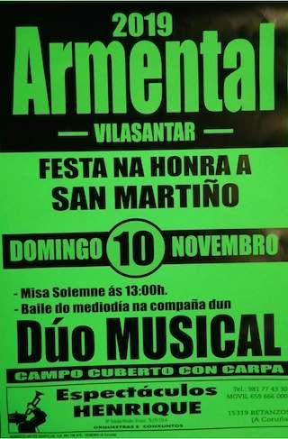 San Martiño de Armental en Vilasantar