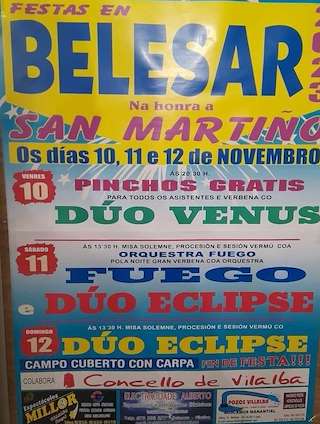 San Martiño de Belesar  en Vilalba