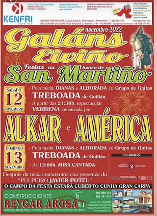 San Martiño de Galáns en Vilagarcía de Arousa