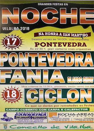 San Martiño de Noche en Vilalba