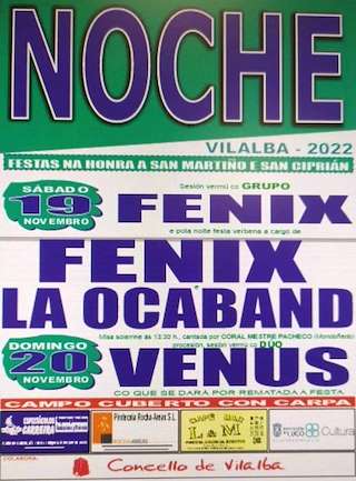 San Martiño de Noche en Vilalba