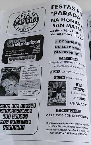 San Mateo de Paradai en Lugo