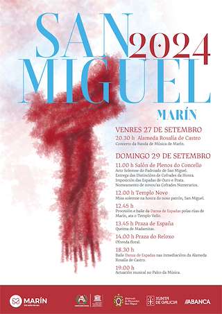 San Miguel - Danza das Espadas en Marín