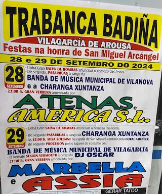 San Miguel Arcángel de Trabanca Badiña en Vilagarcía de Arousa