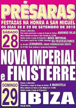 San Miguel de Présaras en Vilasantar