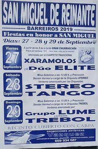San Miguel de Reinante (2026) en Barreiros