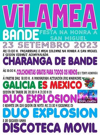 San Miguel de Vilameá en Bande