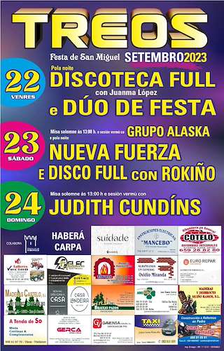 San Miguel e a Virxe de Guadalupe de Treos en Vimianzo