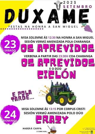 San Miguel e Corpus de Duxame en Vila de Cruces