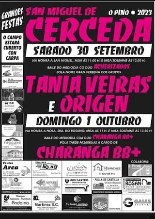 San Miguel e Nosa Señora do Rosario de Cerceda en O Pino