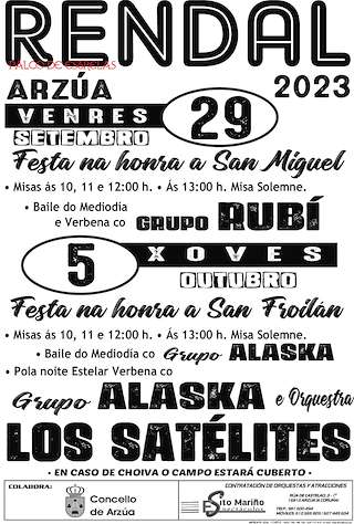 San Miguel e San Froilán de Rendal en Arzúa