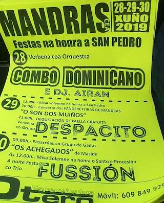 San Pedro de Mandrás en San Cristovo de Cea