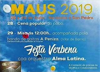 San Pedro de Maus en Vilar de Barrio