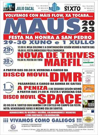 San Pedro de Maus en Vilar de Barrio