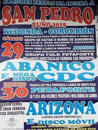 San Pedro de Redonda en Corcubión