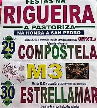 San Pedro de Rigueira en A Pastoriza