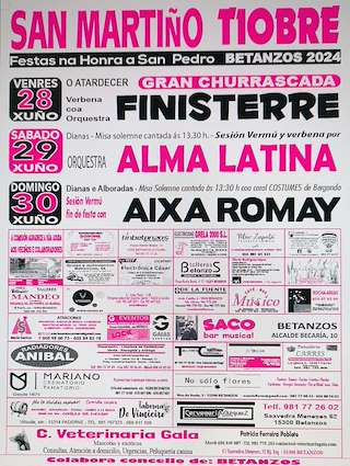 San Pedro de San Martiño de Tiobre en Betanzos