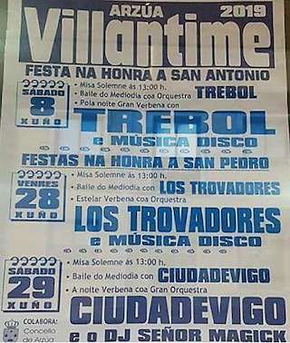 San Pedro de Villantime en Arzúa
