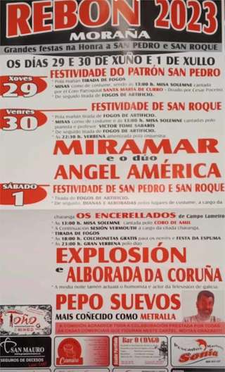 San Pedro e San Roque de Rebón en Moraña