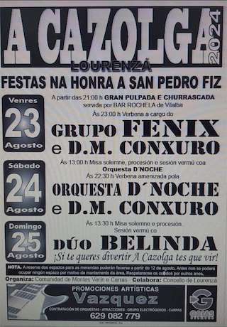 San Pedro Fiz de A Cazolga en Lourenzá