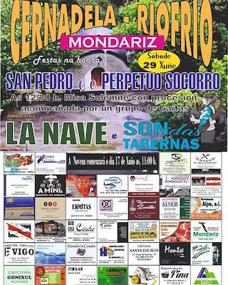 San Pedro y Perpetuo Socorro de Cernadela en Mondariz