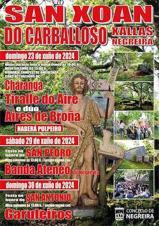 San Pedro y San Antonio de Xallas en Negreira