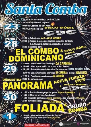 San Pedro, San Antonio e Virxe do Carme en Santa Comba