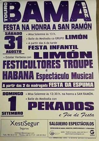 San Ramón de Bama en Touro