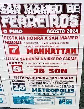 San Ramón de San Mamed de Ferreiros (2026) en O Pino