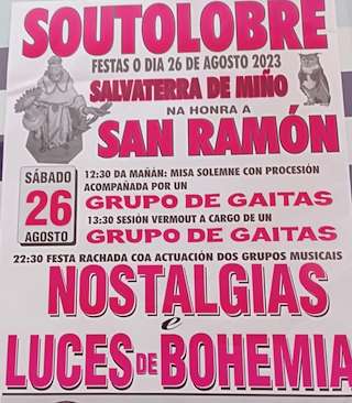 San Ramón de Soutolobre en Salvaterra do Miño