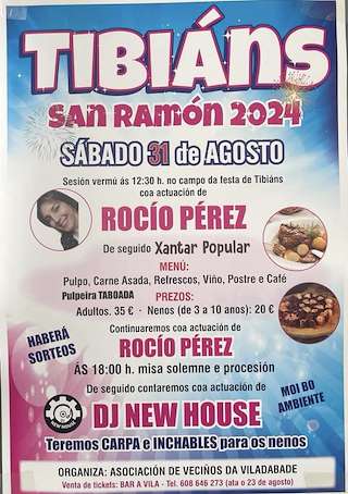 San Ramón de Tibiáns (2026) en Tordoia