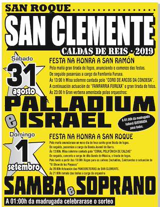 San Ramón y San Roque de San Clemente (2026) en Caldas de Reis