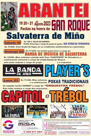 San Roque de Arantei en Salvaterra do Miño