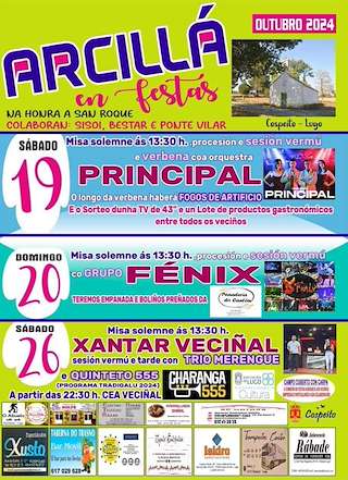 San Roque de Arcillá - Sisoi - Bestar - Ponte Vilar en Cospeito