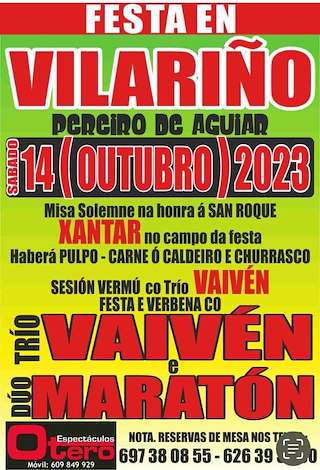 San Roque de Vilariño  en O Pereiro de Aguiar