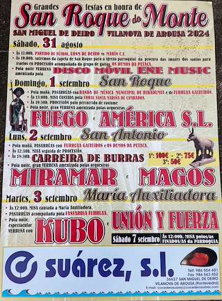 San Roque do Monte de San Miguel de Deiro en Vilanova de Arousa