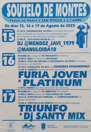 San Roque e Nosa Señora do Carme de Soutelo en Forcarei