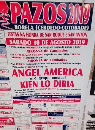 San Roque e San Antón de Pazos en Cerdedo-Cotobade