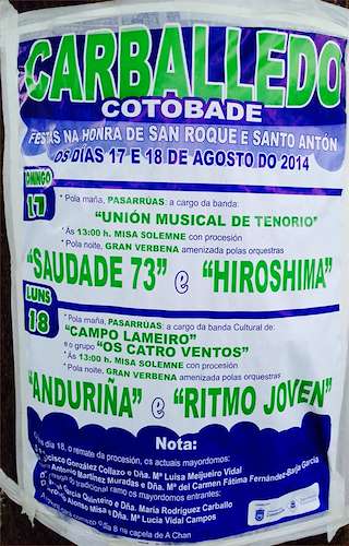 San Roque e San Antón de Carballedo en Cerdedo-Cotobade