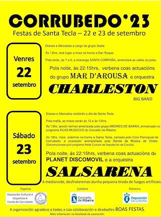 San Roque e Santa Tecla de Corrubedo en Ribeira