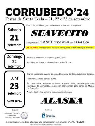 San Roque e Santa Tecla de Corrubedo en Ribeira